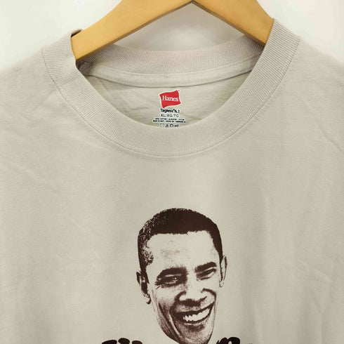 ヘインズ Hanes Welcome Bacl Carter フォトプリントクルーネック 半袖Tシャツ カットソー メンズ  L